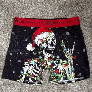 Black Skeleton Boxer Briefs